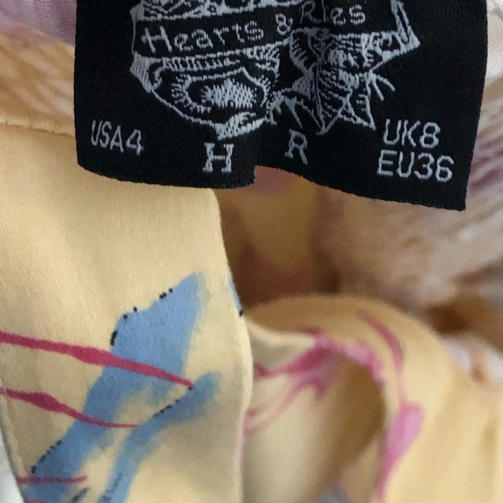 Hearts & Roses London Flamingo Print Retro Swing Dress Rockabilly Pinup Summer 4 - Picture 13 of 15